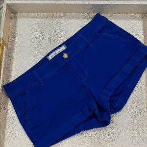 Abercrombie & Fitch High Waist Cobalt Blue Shorts